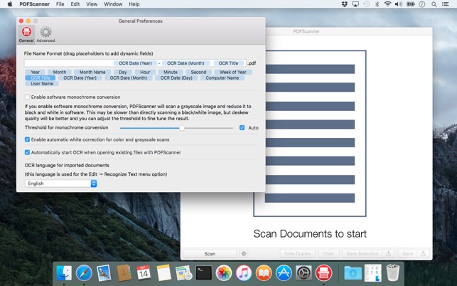 mac scanner software with ocr